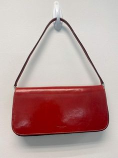 Description : Authentic vintage small red Kate Spade bag with cream stitching. Item Number : P32 Category : Handbags Brand : Kate Spade Vintage Kate Spade Handbags, Red Leather Shoulder Bag, Diy Jellyfish Decoration, Jellyfish Decoration, Diy Jellyfish, Kate Spade Shoulder Bag, Vintage Kate Spade, Red Purses, Wallpaper Art