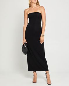 Contouring Maxi Tube Dress Tube Long Dress, Tube Top Maxi Dress, Maxi Tube Dress, Black Tube Dress, Black Tube, Maxi Dress Black, Dreamy Dress, Black Xs, Tube Dress