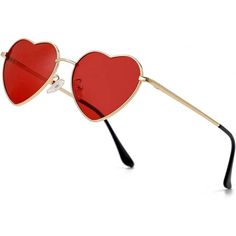 Elevate Your Style With These Stunning Jovakit Heart Shaped Sunglasses. The Vibrant Red Frame And Lens Add A Pop Of Color To Any Outfit, While The Polarized Lens Technology Ensures Optimal Protection From The Sun's Harmful Rays. These Sunglasses Are Lightweight And Comfortable, Making Them Perfect For All Day Wear. Ideal For Women Who Want To Look Fashionable While Protecting Their Eyes From The Sun. Trendy Red Sunglasses As Gift, Trendy Heart-shaped Sunglasses For Valentine's Day, Casual Red Sunglasses For Valentine's Day, Heart-shaped Sunglasses With Heart Print, Red Tinted Sunglasses As A Gift, Red Tinted Lenses Sunglasses As Gift, Trendy Red Sunglasses For Valentine's Day, Valentine's Day Red Casual Sunglasses, Trendy Red Heart-shaped Sunglasses