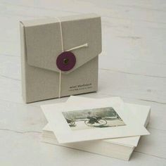 an envelope sitting on top of some cards