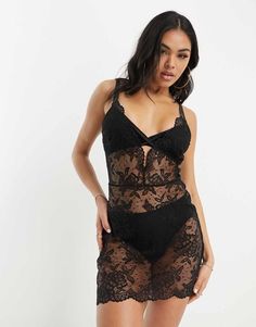 Lingerie & Sleepwear by Ann Summers The dreamiest of delicates V-neck Adjustable straps Lace-up back Regular fit Lace V-neck Camisole, Sheer Lace V-neck Sleepwear, Lace V-neck Camisole For Party, Lace Sleepwear With Delicate Straps And V-neck, Night Out Lace Camisole With Lace Closure, Lace Camisole With Lace Closure For Night Out, Lace Camisole For Night Out, Black Lace V-neck Sleepwear, Lace Camisole With Lace Back