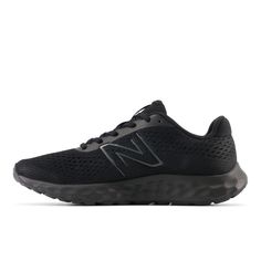 black new balance shoes on white background