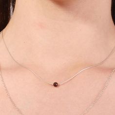 Garnet Necklace,Gold Garnet Necklace.Dainty #jewelry #necklace @EtsyMktgTool #delicatenecklace #layeringnecklace #gemstonenecklace Red Minimalist Necklace With Delicate Chain, Minimalist Red Necklace With Delicate Chain, Red Minimalist Birthstone Necklace, Minimalist Red Birthstone Necklace, Danty Necklace, Garnet Necklace Gold, Tiny Gold Necklace, Danty Jewelry, Red Garnet Necklace