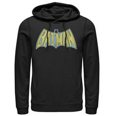 Channel your inner Caped Crusader with this men's Batman hoodie. Channel your inner Caped Crusader with this men's Batman hoodie. Attached drawstring hood Long sleeves 1-pocketFABRIC & CARE Cotton, polyester Machine wash Imported Size: XL. Color: Black. Gender: male. Age Group: adult. Pattern: Graphic. Material: Cotton Blend. Pop Culture Fan Merchandise Hoodie For Winter, Winter Fan Apparel Hoodie With Logo Print, Pop Culture Hooded Winter Hoodie, Hooded Hoodie With Logo For Fan Merchandise, Hooded Hoodie With Logo Print For Fans, Hooded Logo Print Hoodie For Fan Merchandise, Fan Merchandise Hoodie With Logo Print, Winter Fan Merchandise Hoodie With Logo, Batman Hoodie