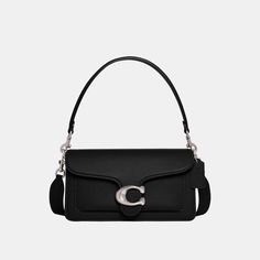 A modern take on an archival 1970s Coach design our structured Tabby shoulder bag is crafted of polished pebble leather. Finished with our Signature hardware for an iconic touch the compact 26 features two detachable straps to carry by hand style as a short shoulder bag or wear crossbody. | Coach Tabby Shoulder Bag 26 - Women's - Silver/black Classic Flap Shoulder Bag With Palladium Hardware, Classic Rectangular Saddle Bag For Evening, Classic Shoulder Bag With Metal Hardware And Flap, Evening Flap Bag With Palladium Hardware, Evening Saddle Shoulder Bag With Silver-tone Hardware, Classic Saddle Bag With Silver-tone Hardware For Everyday, Classic Flap Bag With Palladium Hardware, Modern Coach Flap Shoulder Bag, Classic Flap Bag With Silver-tone Hardware And Top Handle