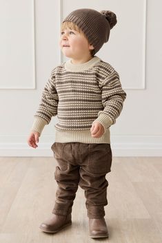 Cillian Cord Pant - Brownie – Jamie Kay USA Fitted Cotton Winter Bottoms, Fall Cotton Bottoms With Ribbed Cuffs, Cozy Fit Cotton Bottoms For Winter, Cozy Cotton Pants For Fall, Cotton Pants With Ribbed Cuffs For Fall, Cozy Fit Cotton Pants For Fall, Stretch Cotton Pants For Winter, Cozy Fitted Cotton Pants, Fitted Cotton Pants With Ribbed Cuffs