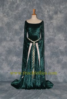 Freya a renaissance medieval Handfasting gown with by frockfollies Elven Style Wedding Dress With Historical Design, Elven Wedding Dress With Historical Design, Fitted Elvish Dresses For Medieval Festivals, Fitted Medieval Floor-length Gown, Elegant Floor-length Medieval Dress For Festivals, Medieval Wedding Dress For Medieval Festivals, Medieval Wedding Dress For Historical Festivals, Medieval Style Fitted Floor-length Gown, Elegant Floor-length Medieval Dress