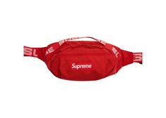 Check out the Supreme Waist Bag (SS18) Red available on StockX Sneaker Storage, Supreme Logo, Supreme Bag, Yeezy 500, Yeezy 700, Air Jordan 5, Air Jordan 6, Air Jordan 1 High, Air Jordan 1 Low