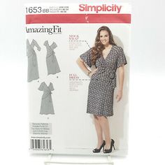 the sewing pattern for this dress is very easy to sew