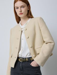 Composition : Shell: wool 80% + nylon 20% lining: polyester 100%Color : Beige_BE1_55,Beige_BE1_66Country of Origin : CHINA Composition, Jackets & Coats, China, V Neck, Blazer, Wool, The Originals, Clothes For Women, Clothes