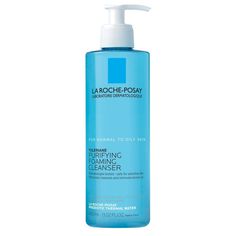 La Roche-Posay Toleriane Purifying Foaming Face Cleanser for Normal to Oily Skin is a daily sensitive skin face wash. This foaming cleanser removes excess oil while maintaining skin's natural protective barrier & pH. Removes face and eye makeup, dirt, and impurities. How to Use: 1. Wet skin with warm water. 2. Work cleanser into a lather. 3. Massage into skin. 4. Rinse. Pat dry. 5. Can be used on eye area. Oil Free Face Wash, Purifying Foaming Cleanser, Cleanser For Oily Skin, Best Face Wash, Pore Cleanser, Foaming Facial Cleanser, Foaming Face Wash, Facial Cleansers, Foaming Cleanser