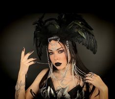 A gothic headdress decorated with black wings, a metal chain and an openwork metal pendant in the shape of a month is a great choice for a photo shoot, a theme party, a gothic wedding, and also a great addition to costumes: Moon goddess, the queen of the night, vampire, queen of darkness, crow, black angel, black bird for Halloween. The size is universal. Wing height is 13 inches. The size of this headdress is universal for adult person. Additionally fixed with an elastic band, which is tucked u Gothic Headpieces For Cosplay And Festivals, Gothic Costume Accessories For Party And Cosplay Events, Black Costume Hats And Headpieces For Masquerade And Cosplay, Gothic Headpieces For Cosplay And Fantasy Events, Gothic Headpieces For Fantasy And Cosplay Events, Gothic Costume Hats And Headpieces For Cosplay, Gothic Headpieces For Cosplay Events, Gothic Headpiece For Costume Party, Gothic Headpiece For Masquerade And Cosplay Events