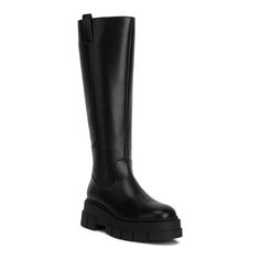 Elevate your style with these London Rag Blume women's knee length boots. Click this FOOTWEAR GUIDE to find the perfect fit and more! Elevate your style with these London Rag Blume women's knee length boots. Click this FOOTWEAR GUIDE to find the perfect fit and more! FEATURES Sleek and comfortable style Knee high design Zipper closure for easy on and offDETAILS Synthetic upper, lining and midsole Glitter outsole Pointed toe Zipper closure Padded footbed Slip-resistant sole 1-in. heel 0.98-in. platform 15.35-in. shaft 14.17-in. circumference Spot clean Imported Color: Black. Gender: female. Age Group: adult. Ireland Outfits, Nyc Fits, Fall Closet, Fall 23, Knee Length Boots, Style 2023, High Design, Comfortable Style, 2024 Vision