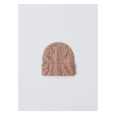 Cuffed knit hat. Pearl appliqués. Knitted Hats Kids, Joggers Shoes, Waistcoat Dress, Trench Jacket, Book Stationery, Sweaters And Jeans, Knit Hat, Dress With Cardigan, Trouser Jeans