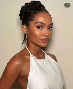 Natural Glam Makeup, Holiday Hairstyles, Bridesmaid Makeup, Makeup For Black Women, December 1, Girls Makeup, Pretty Makeup