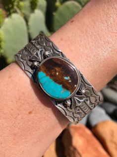 The Cedar Valley Turquoise Cuff – Calli Co. Silver Royston Turquoise, Sister Wife, Turquoise Cuff, Sleeping Beauty Turquoise, Mom And Sister, Kingman Turquoise, Horse Coloring, Wide Cuff, 50th Gifts