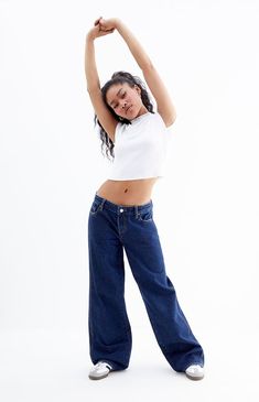 Upgrade your denim collection with PacSun's Casey Dark Indigo Low Rise Baggy Jeans. Crafted with an eco-conscious approach, these jeans feature a deep indigo hue, a trendy low-rise fit, contrast stitching throughout, and the perfect baggy fit that exudes effortless style. 


	Model is wearing a size 26
	Model measurements: 5’6” height, 32” bust, 22.5” waist, 33.5” hips


Learn more about PacSun eco items Cropped Dark Wash Cotton Flare Jeans, Dark Wash Cropped Relaxed Fit Flare Jeans, Dark Wash Cropped Flare Jeans With Relaxed Fit, Cropped Dark Wash Relaxed Fit Flare Jeans, Relaxed Fit Cropped Bottoms In Dark Wash, Casual Indigo Mid-rise Flare Jeans, Everyday Dark Wash Cropped Bottoms, Dark Wash Cropped Bottoms For Everyday, Everyday Cropped Dark Wash Bottoms