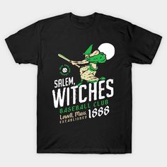 The Salem Witches were a baseball team of the New England League, a minor league in American major league baseball. The team played a total of five non-consecutive seasons using the "Witches" moniker. Salem also hosted the New England League Salem Fairies (1887) and Salem (1891–1892), as well as Salem of the New England Association (1895). Salem first had a team in the 1884 Massachusetts State Association -- Choose from our vast selection of Crewneck and V-Neck T-Shirts to match with your favori Baseball Season Fan Merchandise T-shirt With Team Logo, Graphic Print Baseball Jersey For Fans, Cotton Baseball Jersey With Team Logo, Cotton Baseball Jersey For Fans, Baseball Season Cotton Jersey With Team Logo, Fan Apparel Baseball Jersey With Graphic Print, Cotton Baseball Jersey With Team Logo For Baseball Season, Collegiate Baseball Jersey With Graphic Print For Fans, Baseball Season Jersey With Logo Print