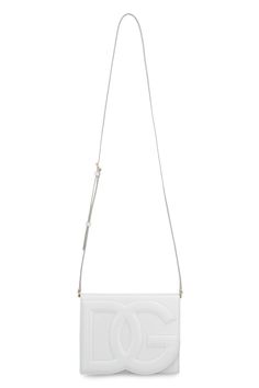 Hey there. If you're in the market for a chic and practical accessory, this stylish leather crossbody might just be what you're looking for. It's comfortable, classy, and perfect for any outing. Made from smooth white leather Flap with logo and double magnetic closure Internal pocket with zip closure Adjustable shoulder strap Dg Logo, Elevate Your Look, White Bag, Magnetic Closure, White Leather, Leather Crossbody, Leather Shoulder Bag, Crossbody Bag, Dolce And Gabbana