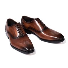 Modernist's choice dress shoes, made from cow leather and lined with pigskin, offering a sleek and stylish option. Business Faux Leather Shoes With Round Toe, Elegant Pointed Toe Lace-up Shoes With Leather Footbed, Faux Leather Business Shoes For Fall, Fitted Snip Toe Leather Shoes For Office, Fitted Wingtip Leather Shoes For Fall, Business Faux Leather Oxfords With Plain Toe, Fitted Brown Leather Shoes For Office, Business Faux Leather Plain Toe Oxfords, Faux Leather Plain Toe Oxfords For Business