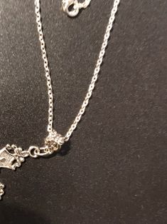 Large Cross on a Silver Plated Chain Gothic Tibetan Silver - Etsy Silver Cross, Lobster Claw, Pendant Necklaces, Beautiful Necklaces, Silver Plate, Necklace Lengths, Silver Plated, Silver Necklace, Plating