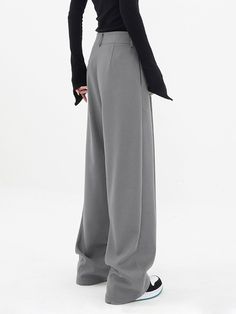 DETAILS
Composition: 95% Polyester, 5% Elastane
Design: Pocket
Style: Casual
Thickness: Regular
Sheer: No
Material: Woven Fabric
Occasion: Leisure Elegant Baggy Wide Leg Pants, Fall Baggy Wide Leg Dress Pants, Elegant Baggy Wide Leg Dress Pants, Chic Baggy Wide-leg Dress Pants, Chic Baggy Wide Leg Dress Pants, Chic Wide Leg Baggy Dress Pants, Baggy Wide-leg Dress Pants For Workwear, Spring Formal Wide Leg Pants, Elegant Baggy Dress Pants For Spring