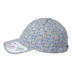 Women’s Garment-Washed Fashion Print Cap 100% cotton, garment-washed twill Women’s fit Unstructured, six-panel, low-profile Pre-curved visor, contrasting undervisor and sweatband Elude™ makeup resistant, breathable, wicking pattern sweatband Evolve™ concealed ponytail opening Antique brass tri-glide buckle closure *Sticker on visor is for display purposes only and not part of the finished product *Please allow for color ... Summer Cotton Baseball Cap With Adjustable Fit, Casual Fitted Six-panel Hat, Casual Fitted Baseball Cap With Curved Bill, Spring Hat With Adjustable Fit And Curved Visor, Adjustable Six-panel Spring Hat, Spring Baseball Cap With Adjustable Fit And Curved Bill, Six-panel Spring Hat, One Size Fits Most, Spring Cotton Dad Hat, Spring Curved Bill Adjustable Baseball Cap