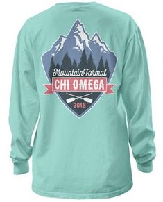 Mountain Formal, Sorority T Shirts, Sorority Retreat, Retreat Design, Beach Formal, Sorority Ideas, Class Shirts, Greek Shirts