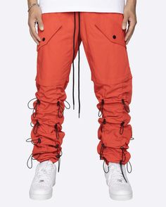 Sneaker Town Cargo Pants, Parachute Pants, Zipper Pocket, Outfit Ideas, Zipper, Pants, Red, Quick Saves, Trousers