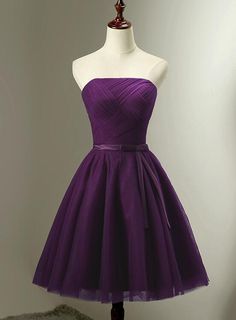 Any things please feel free to contact to us: WeddingPromDresses@outlook.com ******* Product Detail******* Fabric:Tulle Product Number: #4B80 Color:Purple Hemline:Knee Length Neckline:Scoop Making time:2-3 weeks, Shipping time: 3-5 Days Custom size/color, Rush Order is available, and no extra cost. ******* Custom Measurements******* For better fitting, You can leave us the following information in the order notes when you check out, and please have a look our measuring guide at first: : Bust: __ Purple Dress Formal, Bridesmaid Dress Tulle, Dark Purple Dresses, Short Bridesmaid Dress, Purple Tulle, Tulle Party Dress, Short Formal Dress, Tulle Bridesmaid Dress, Dress Tulle