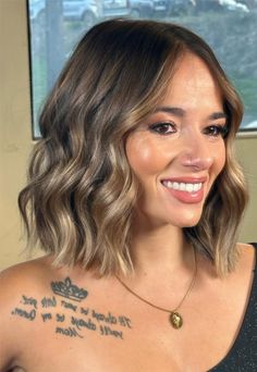 Frankie Bridge Hair Bob, Expensive Brunette Bob, Long Bob Hairstyles Round Face, Brunette Balayage Short Hair, Bronde Balayage Bob, Brunette Bob With Highlights, Bob Haircut Layered, Bob Hairstyles Long, Bob Variations