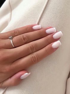 Manicured Nails, French Tip Acrylic Nails, Neutral Nails, Clean Nails, Girls Nails, Classy Nails, Chic Nails