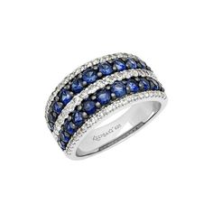 This 3 Carat TGW Created Blue and White Sapphire Womens Anniversary Band by Keepsake is set in lustrous sterling silver. This colorful band features 22 round-cut, shared-prong-set created blue sapphires and 62 round-cut, shared-prong-set created white sapphires forming a multi-row design. This stunning gemstone anniversary ring from the Keepsake brand makes the perfect gift for an engagement, holiday, birthday, anniversary, or any special occasion. This lovely created sapphire band comes package Sapphire Band, Silver Prices, Anniversary Bands, 3 Carat, Holiday Birthday, White Sapphire, Anniversary Ring, Keepsake Gift, Birthday Anniversary