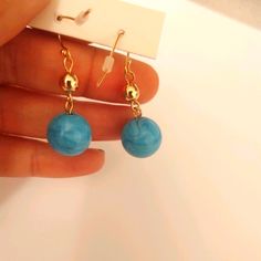 Super Cute Beaded Drop Earrings By Lucky Brand. Brand New. Never Been Worn. No Tag These Were Gifted To Me. Will Wrap In Dust Bag And Tissue Paper. Adorable Set Of Earrings! Hypoallergenic Blue Beaded Earrings, Elegant Blue Hypoallergenic Beaded Earrings, Elegant Blue Beaded Hypoallergenic Earrings, Lucky Brand Jewelry, Beaded Drop Earrings, Brand Jewelry, Drop Beads, Earrings Blue, Blue Beads