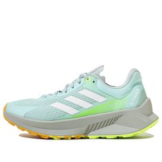 Adidas Terrex Soulstride Flow Trail Running Shoes 'Semi Flash Aqua Crystal White' IF5038 Adidas Low-top Trail Running Shoes For Light Sports, Adidas Low-top Trail Running Shoes, Adidas Trail Running Sneakers, Adidas Sporty Trail Running Sneakers, Sporty Adidas Sneakers For Trail Running, Adidas Trail Running Shoes For Jogging In Athleisure Style, Adidas Athleisure Trail Running Shoes For Jogging, Adidas Sporty Trail Running Shoes For Jogging, Adidas Running Shoes For Trail Running With Round Toe