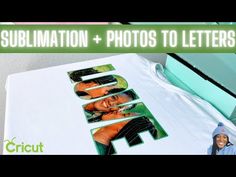 a t - shirt with the words sublimation and photos to letters