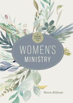 women's minister book cover with flowers and leaves