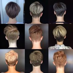 This is awesome. Great grid from @courtneyxcentrichair who says, "I got your back" 😉 . . . . . #pixie #pixiecut #pixiehaircut #shortpixie… Pixie Styles, Short Pixie Haircuts, Short Pixie Cut, Short Hair Styles Pixie, Short Pixie, Short Hair Cuts For Women, Short Hairstyles For Women