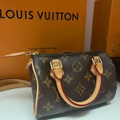 Authentic And In Perfect Condition! I’m Just Downsizing On My Bag Collection. She Got All New Leather All Aroud, Which Explains The Last Receipt. I’m Including The Strap And Dust Bag Only. Louis Vuitton Speedy 25 Bandouliere, Speedy Bandouliere, Louis Vuitton Speedy Bandouliere, Louis Vuitton Multi Pochette Brown Strap, Louis Vuitton Speedy 30 Bandouliere Damier Ebene, Luxury Brown Monogram Print Bag, Canvas Crossbody Bag, Mini Bag, Louis Vuitton Bag