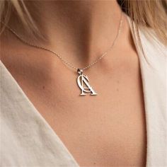 Premium Quality Custom Two Initials Letters Necklace Double Couple Letter Stainless Steel Chain, Fashion Jewelry Couple Initial Necklace, Double Couple, Letters Necklace, Customized Necklace, Alphabet Pendant, Chain Fashion, Letter Necklace, Initial Letters, Pendant Design