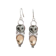 Barn Owl Design Earrings Ideal For Nature Enthusiasts. Features Barn Owl Design Acrylic Gemstone Accents Drop Length: 2.17 Inches Width: 0.51 Inches Hook Closure Lightweight And Comfortable Vintage Chanel Handbags, Uniqlo Bags, Acrylic Gems, Owl Earrings, Owl Design, Cz Stud Earrings, Design Earrings, Barn Owl, Blue Earrings