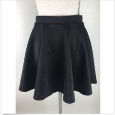 Frenchi Skater A-Line Scuba Skirt Junior Size L Large Black Jx2 J589, J593 Measurements In Inches: Waist:13 Length:15.5 Material: 95%Polyester 5%Spandex Scuba Skirt, Large Black, Womens Skirt, A Line, Spandex, Skirt, Women Shopping, Color, Black