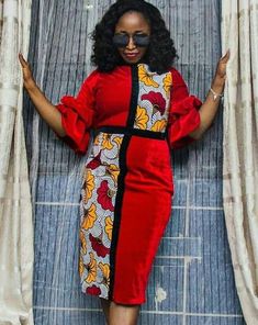 Funky African dress / African print dress for women / African dresses / African clothing Elegant Long Sleeve Maxi Dress With Traditional Patterns, Fitted Long Sleeve Dresses With Traditional Patterns, Elegant Red Dress With Traditional Patterns, Elegant Red Dresses For Festivals, Festive Red Dresses With Traditional Patterns, Elegant Printed Sheath Dress, Red Dresses With Traditional Patterns For Festivals, Red Long Sleeve Dresses With Traditional Patterns, Elegant Sheath Printed Dresses