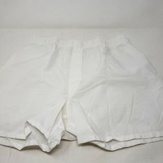 Vintage Manhattan Boxer Shorts / Underwear - Poly Cotton Blend. Made In The Usa Mens Size 38 Appears To Be New/Unworn White Cotton Boxer Briefs With Elastic Waistband, White Cotton Boxer Briefs, White Boxer Briefs With Elastic Waistband, White Short Boxer Briefs With Elastic Waistband, White Loungewear Boxer Briefs, White Short Boxer Briefs For Daywear, American Eagle Boxers, Plaid Boxers, Vintage Boxer