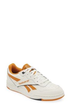 This street-ready sneaker has a basketball-inspired silhouette with sporty logo details and an off-the-hardwood feel. Removable insole Leather and synthetic upper/textile lining/synthetic sole Imported Reebok Bb 4000 Ii, Club C, Sneaker Men, Reebok Classic, Chalk, Basketball, Size 10, Nordstrom, Sneakers