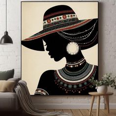 Celebrate the beauty of melanin with this unframed square canvas painting. Featuring a stunning portrayal of melanin women, this artwork brings vibrant colors and Afrocentric vibes to any room. Perfect for adding a touch of elegance and culture to your home decor. Product Details  Made of canvas, moisture-proof and wrinkle-proof Color single-sided printing, good color fastness Square style, two sizes to choose from Only canvas, without a wooden frame. no minimums    Design & Care Tips   Not washable, wipe clean regularly     Size Guide  Width: 20cm=7.87in,   Height: 20cm=7.87in Width: 40cm=15.75in,   Height: 40cm=15.75in Square Canvas Painting, Afrocentric Home Decor, Afrocentric Home, Women Artwork, Girl Wall Art, Africa Art, Girls Wall Art, Square Canvas, Black Frame