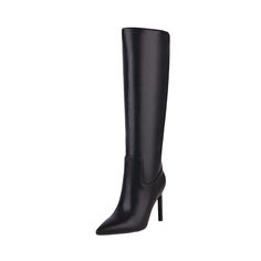 PRICES MAY VARY. Approx (Smaple as size 7) - Stiletto Heel height: 3.94in/10cm, Shaft height: 16in/40.64cm, Shaft Circumference: 14.8in/37.6cm(Increase 0.47 in per size). Tips: Wide feet will be fit to choose a half size up. Knee high boots upper with PU fabric, soft inner with insloe, Non slip rubber outsoles and a stiletto heels provide a nice flexibility. Exude elegance with stiletto heel complimented with a pointed toe and inner half zipper. Add more galace and trendy for you. Fashion knee h Fitted High Heel Boots With Zipper Closure, High Heel Boots With Zipper Closure For Night Out, Faux Leather Heels With Zipper Closure, Faux Leather Fitted Heels With Zipper Closure, Fitted Faux Leather Heels With Zipper Closure, Fitted Party Boots With Side Zipper, Fitted High Heel Knee-high Boots With Zipper, Fitted High Heel Knee-high Boots With Zipper Closure, Fitted High Heel Mid-calf Boots With Zipper Closure