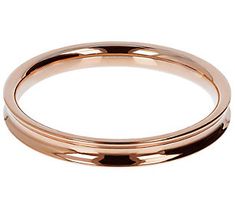 A class act all the way, this slip-on bangle boasts a concave design that adds effortless elegance to any ensemble. From Oro Nuovo® Fine Italian Jewelry. Elegant Thick Band Bangle With Polished Finish, Sleek Polished Bangle Jewelry, Sleek Polished Bangle Bracelet, Adjustable Polished Rose Gold Bangle, Adjustable Rose Gold Bangle With Polished Finish, Rose Gold Bangle With Polished Finish For Wedding, Rose Gold Polished Bangle For Wedding, Modern Thick Band Bangle With Polished Finish, Timeless Formal Bangle With Polished Finish