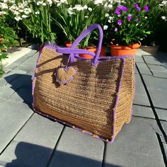 Crochet Raffia Tote Bag Straw Summer Beach Woven Shoulder Bag Boho XLARGE Bag - Etsy Vacation Crochet Satchel Bag With Handles, Multicolor Crochet Satchel Bag For Summer, Purple Crochet Bag For Everyday Spring Use, Summer Large Capacity Purple Bags, Purple Rectangular Bag For Summer, Large Capacity Purple Bags For Summer, Large Capacity Purple Bag For Summer, Trendy Crochet Straw Bag For Beach, Trendy Crochet Straw Bag For The Beach