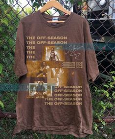 The Off Season Fermaine Cole shirt, Love J Cole shirt, Rapper Shirt, J Cole Hip Hop Tee, Rapper Fan Gift Gift for men women unisex tshirt : 100% Cotton (fiber content may vary for different colors) .: Medium fabric (5.3 oz/yd² (180 g/m .: Classic fit .: Runs true to size HOW TO ORDER Pick you favorite design. Review the size & color charts above FIRST and then select shirt size and color from the dropdown menu. Indicate the birthday year in the personalization box. Please note size measurements for t-shirts may differ +/- 1 inch due to the manufacturer. Colors may not exactly match what's shown on screen. Thanks for stopping by my shop. Feel free to reach out for any questions you may have. I appreciate your business. Vintage Lana Del Rey, J Cole Shirt, Lana Del Rey Shirt, Rapper Shirts, Hip Hop Tee, J Cole, Unisex Tshirt, Dream Clothes, Lana Del Rey